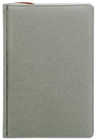 

Ежедневник недатированный Index AVANTI ф.А5, кожзам, лин.,перф.угла,ляссе,336с., серый IDN117/A5/GR