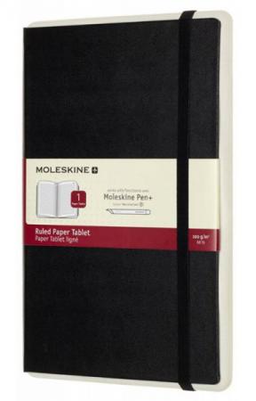 Блокнот Moleskine PAPER TABLET PTNL31HBK01 130х210мм 176стр. линейка твердая обложка черный