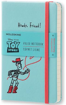 

Блокнот Moleskine Limited Edition TOY STORY LETSMM710 Pocket 90x140мм 192стр. линейка голубой