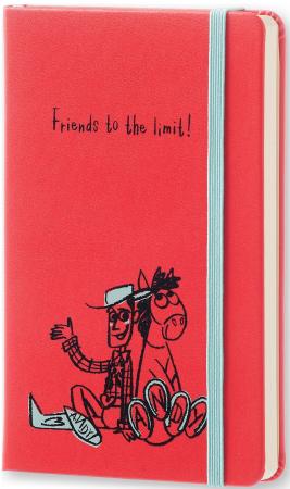 

Блокнот Moleskine Limited Edition TOY STORY LETSQP012 Pocket 90x140мм 192стр. нелинованный красный