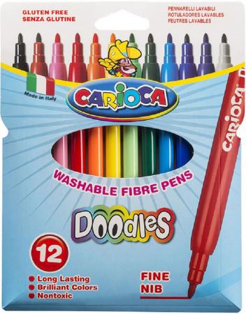 

Набор фломастеров CARIOCA DOODLES, 12 цв., в карт конверте с европодвесом