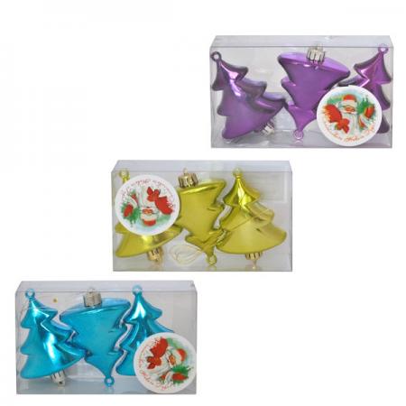 

Елочные украшения Winter Wings "Елочки" 8 см 3 шт в ассортименте пластик 7552009102054