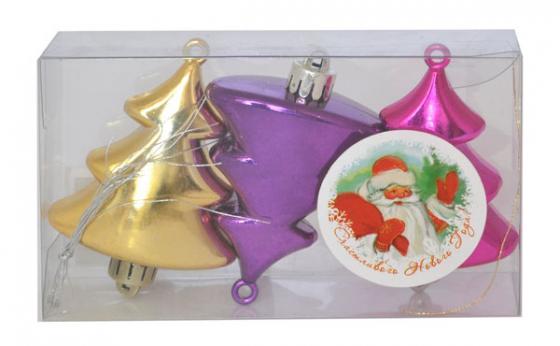 

Елочные украшения Winter Wings "Елочка" 8 см 3 шт в ассортименте пластик 7552009102306