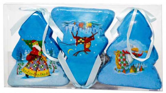 

Украшение Winter Wings "Елочки - зимний калейдоскоп" 7.5*9 см 3 шт