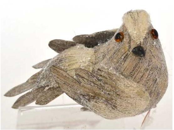 

Украшение декоративное ПТИЧКА, 10 см, полимерный материал, в пакете