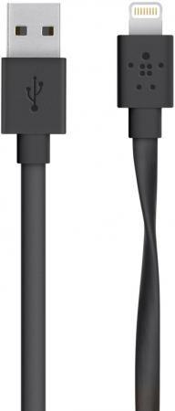 

Кабель Belkin F8J148bt04-BLK Lightning to USB 1.2m черный