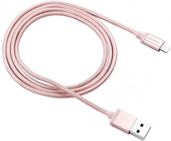 

Кабель Lightning 1м Canyon CNS-MFIC3RG розовое золото