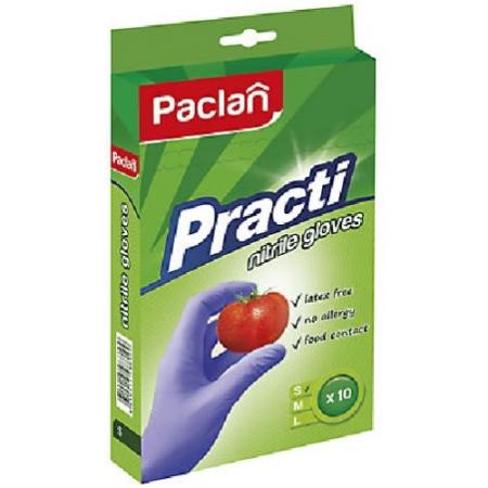 

PACLAN PRACTI ПЕРЧАТКИ НИТРИЛОВЫЕ S 10ШТ