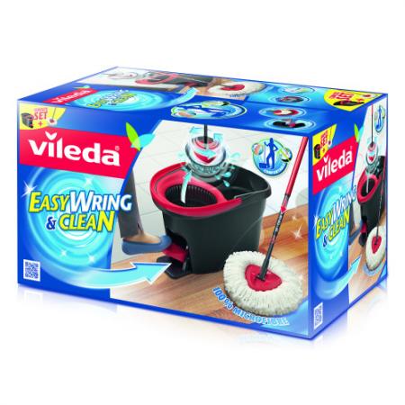 

ВИЛЕДА Набор для уборки Легкий отжим Easy Wring швабра ведро с педальным отжимом