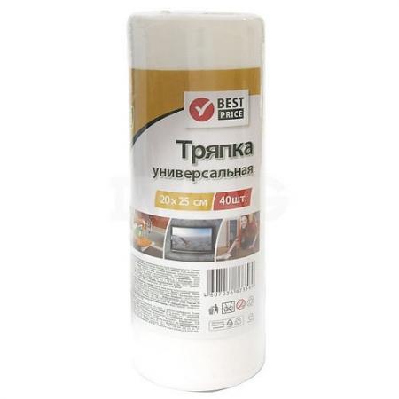 

BEESMART Тряпка универсальная в рулоне 20*25см 40шт