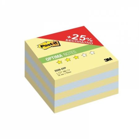 

Бумага для заметок с липким слоем POST-IT OPTIMA-Осень,76х76 мм, канар. желтый, 500 л.