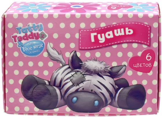 

Гуашь ACTION! TATTY TEDDY, 6 цв., баночка 15 мл