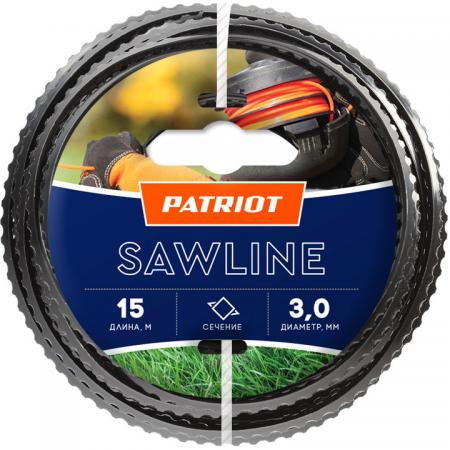 

Леска Sawline D 3,0 мм L 15 м (квадрат,пилообразный профиль) 300-15-5 на пластиковой обойме,блистерн