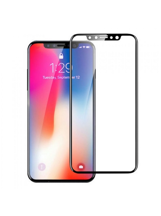 

Защитное стекло LuxCase для Apple iPhone X (Стекло 2.5D FULL Screen Черная Рамка)