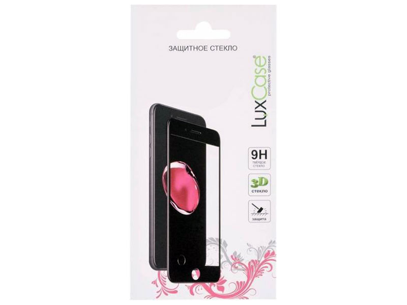 

Защитное стекло LuxCase для Apple iPhone 8 Plus/7 Plus (Стекло 3D Черная Рамка)