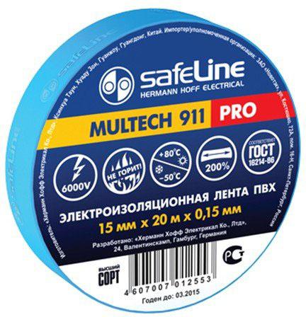 

Изолента SAFELINE 15/20 синяя
