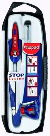 

Готовальня с циркулем STOP SYSTEM 3 предмета, с системой фиксации штанг, ударопроч. футляр