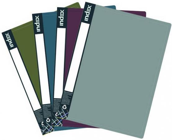 

Папка с 100 файлами METALLIC, форзац, ф.A4, 1,0мм, ассорти, динамичная упаковка