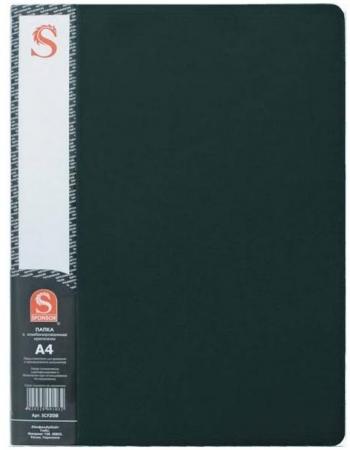 

Папка с 40 файлами METALLIC, форзац, ф.A4, 0,8мм, темно-зеленая