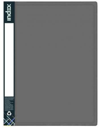 

Папка с 80 файлами METALLIC, форзац, ф.A4, 0,9мм, серая