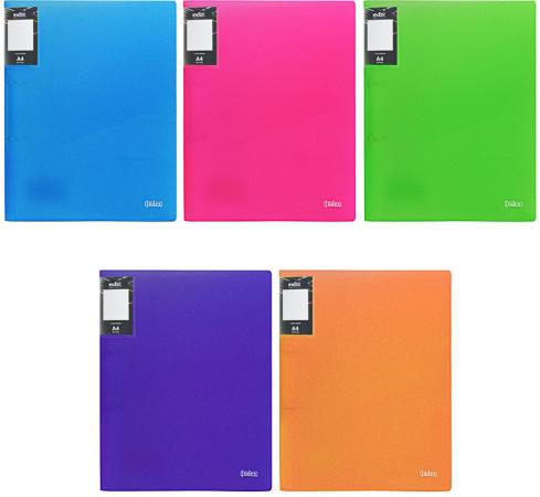 

Папка с 60 файлами COLOURPLAY Light, ф.A4, 0,6мм, прозрачная, ассорти