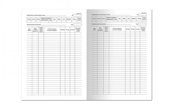 

Книга складского учета материалов А4, 40 л, газетка