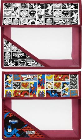 

Папка для тетрадей на липучке ACTION! DC COMICS, ф.А5, мат. лам., 2 дизайна
