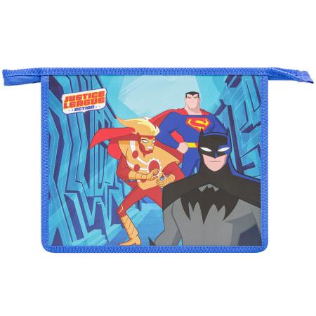 

Папка для тетрадей на молнии ACTION! DC COMICS, ф.А5, ламинация, 2 диз