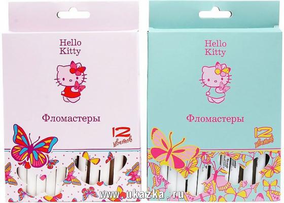 

Набор фломастеров ACTION! Hello Kitty, 12 цв., картон с е/п, 2 диз.