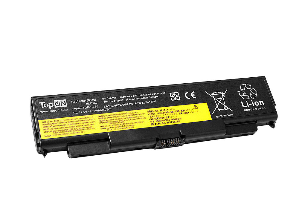 

Аккумулятор для ноутбука TopON TOP-U550 для Lenovo IdeaPad U450P 20031, U450P 3389, U550 Series - 11.1V 4400mAh