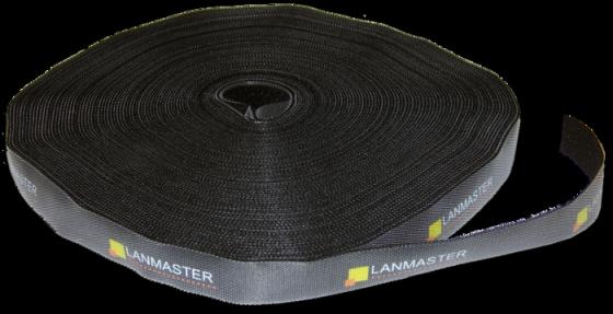 

Хомут-липучка LANMASTER шириной 20 мм, 30 м, черный LAN-VCM30M-BK