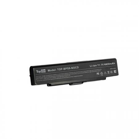 

Аккумуляторная батарея TopON TOP-BPS9-NOCD 5200мАч для ноутбуков Sony Vaio VGN-CR VGN-AR VGN-NR VGN-