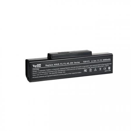 

Аккумуляторная батарея TopON TOP-F3 4400мАч для ноутбуков Asus M51 F2 F3 F7 A9 Z53 X56 K73 N72 Serie