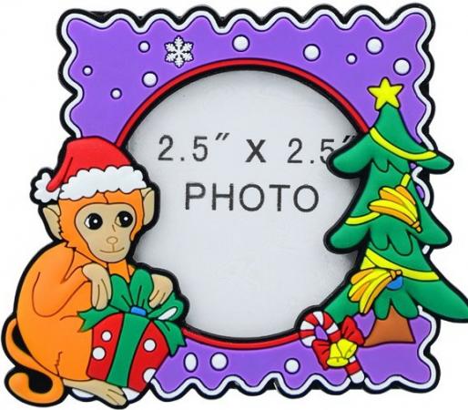 

Рамка для фотографии ОБЕЗЬЯНА, 9*7,5 см, ПВХ, 2 вида