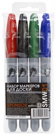 

Набор маркеров для доски, 4 цв. в PVC упаковке
