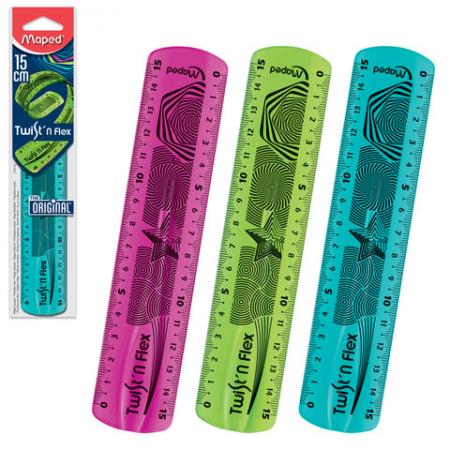 

Линейка неломающаяся TWIST N FLEX 20 см, гибкая, с 2-градуировкой