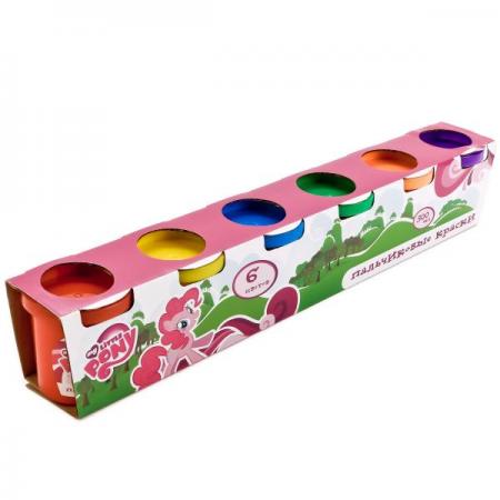 

ПАЛЬЧИКОВЫЕ КРАСКИ "MULTIART" MY LITTLE PONY 6ШТ*50МЛ. ЦВЕТ В АССОРТ. В РУСС. КОР. в кор.2*24шт