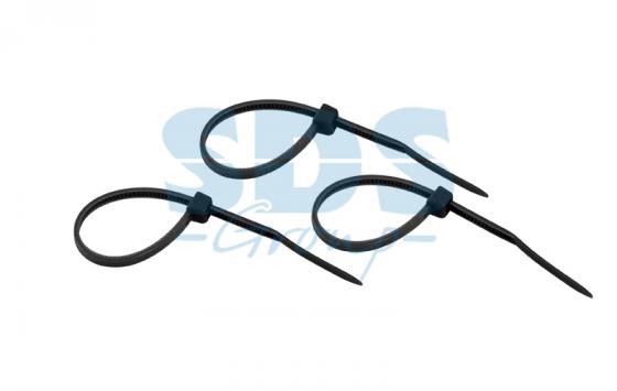 

Хомут nylon 100 x 2,5 мм 25шт чёрный REXANT