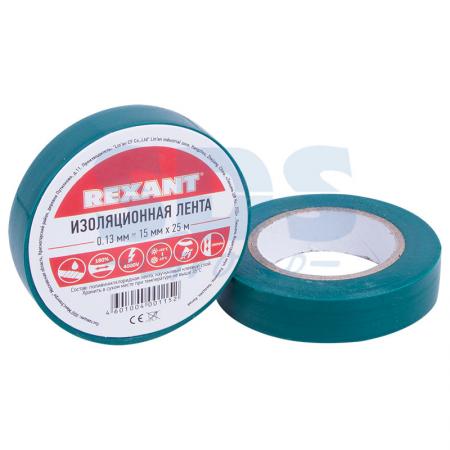 

Изолента 15мм х 20м зеленая REXANT