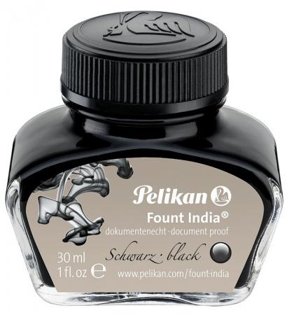 

Флакон с чернилами Pelikan Fount India 78 (221143) черный чернила не смывающиеся 30мл для ручек перь