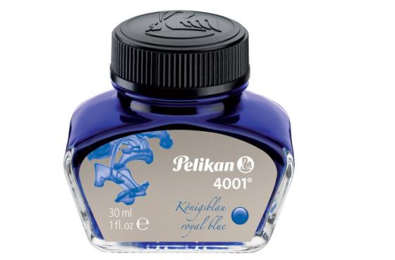 

Флакон с чернилами Pelikan INK 4001 78 (301010) Royal Blue чернила синие чернила 30мл для ручек перь