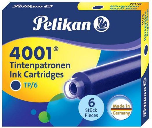 

Картридж Pelikan INK 4001 TP/6 (300087) Dark-Green чернила для ручек перьевых (6шт)