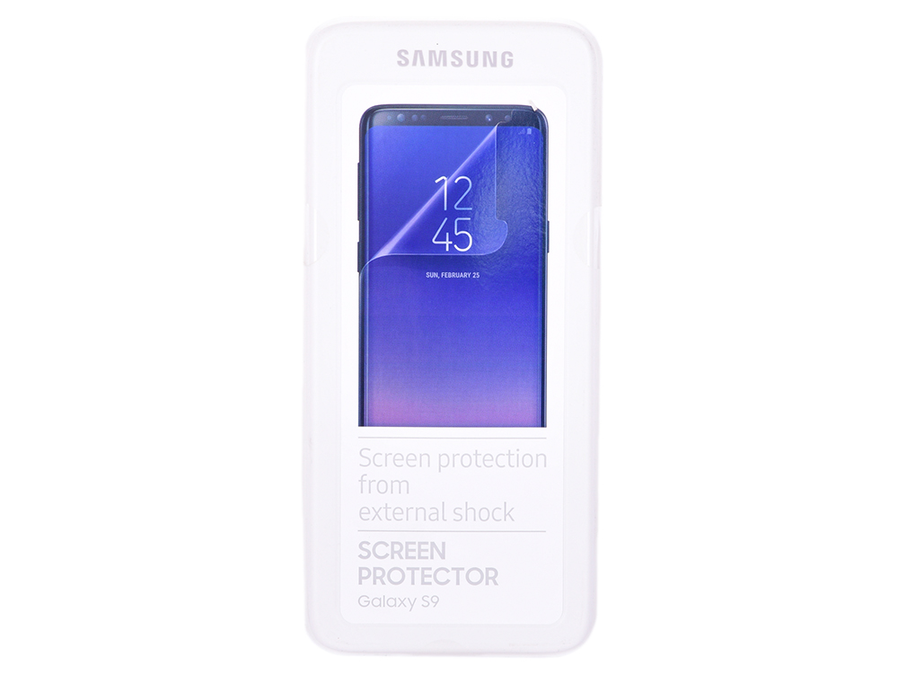 

Защитная пленка для экрана Samsung ET-FG960CTEGRU для Samsung Galaxy S9 прозрачная 2шт.