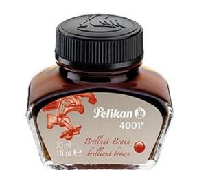 

Флакон с чернилами Pelikan INK 4001 78 (311902) Brilliant Brown чернила коричневые чернила 30мл для