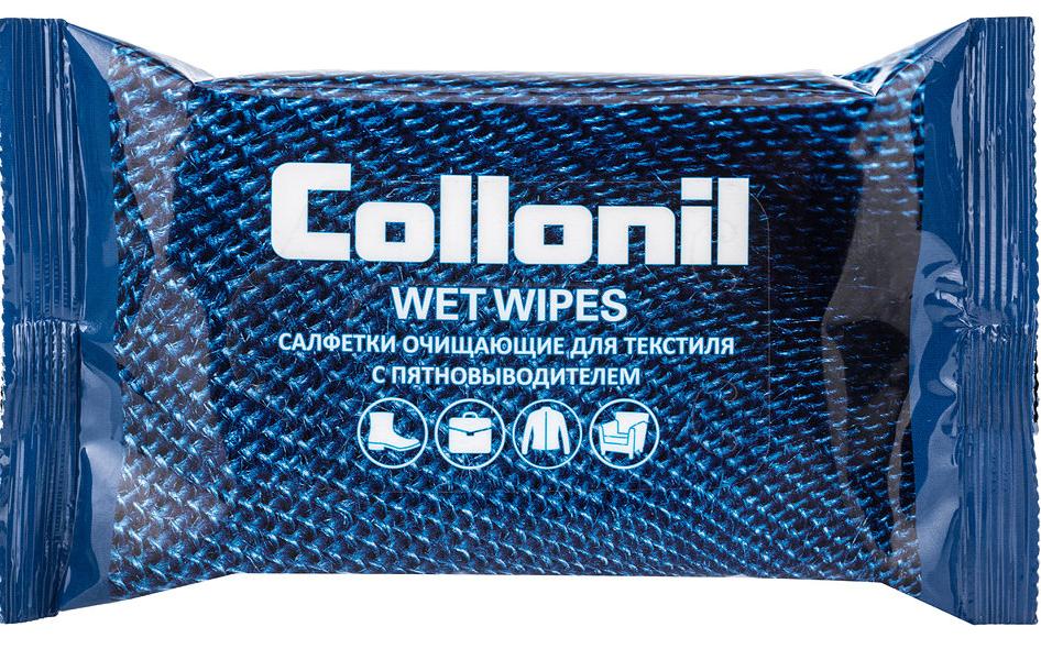 Салфетки влажные Collonil №15 для текстиля очищающие с пятновыводителем