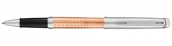 

Ручка роллер Waterman Hemisphere Deluxe (2043235) Rose Wave CT черные чернила подар.кор.