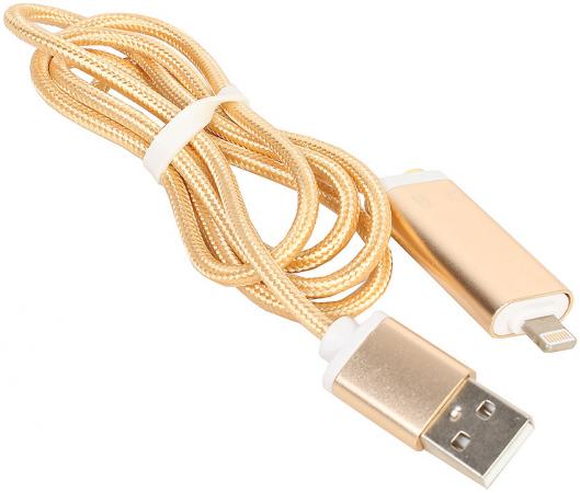 

Переходник Telecom Lightning для наушников 3.5 мм и зарядки USB золотистый TA12858-G