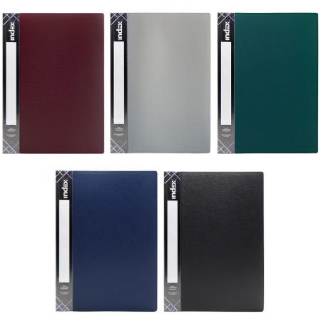 

Папка с 20 файлами SATIN, форзац, ф.A4, 0,55мм, ассорти, динамичная упаковка