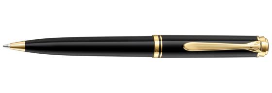 

Ручка шариковая Pelikan Souveraen K 800 (996983) черный M черные чернила подар.кор.
