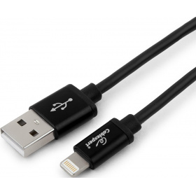 

Кабель для Apple Cablexpert CC-S-APUSB01Bk-1.8M, AM/Lightning, серия Silver, длина 1.8м, черный, бли